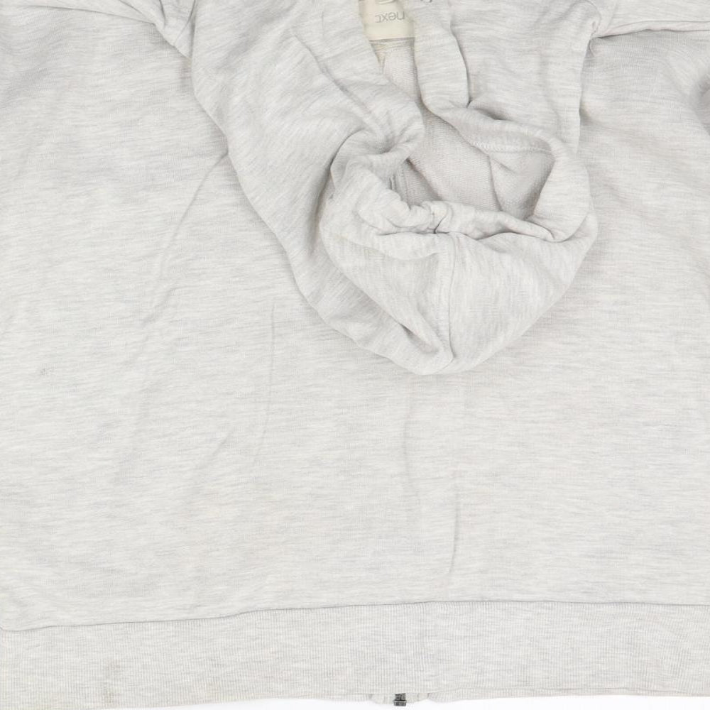 NEXT Womens White   Full Zip Jumper Size 12