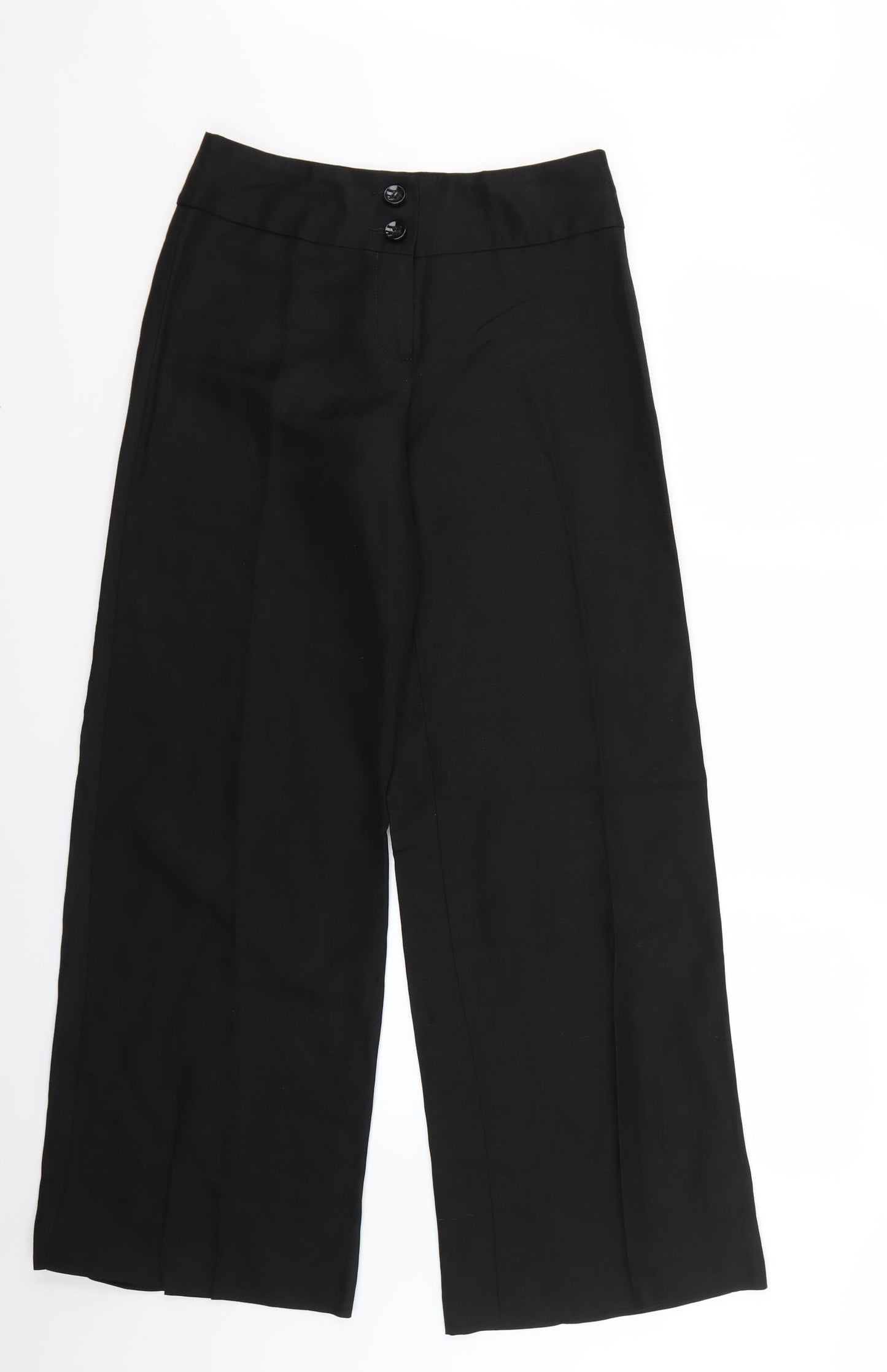 Marks and Spencer Womens Black   Trousers  Size 8 L30 in