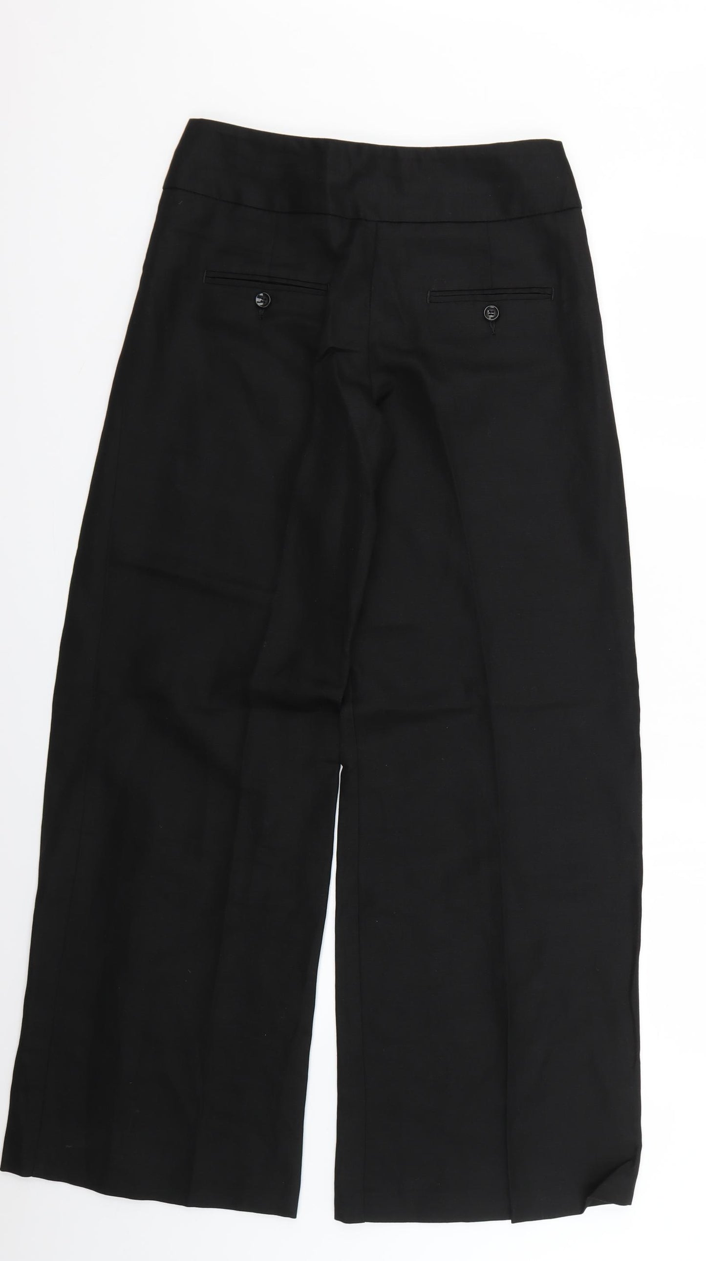 Marks and Spencer Womens Black   Trousers  Size 8 L30 in