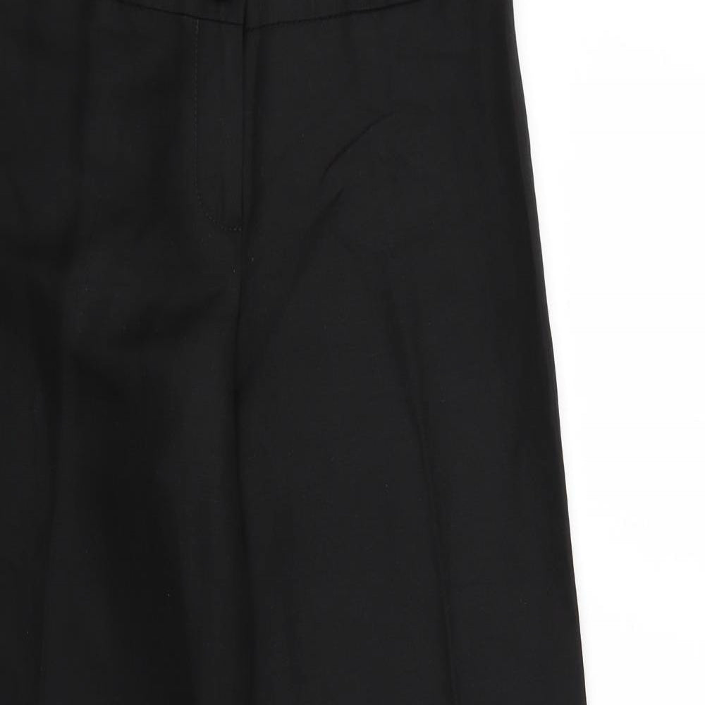 Marks and Spencer Womens Black   Trousers  Size 8 L30 in