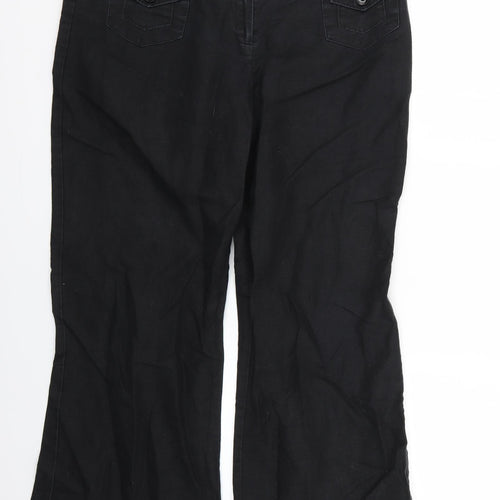 hoxton chic Womens Black    Trousers Size 14 L27 in