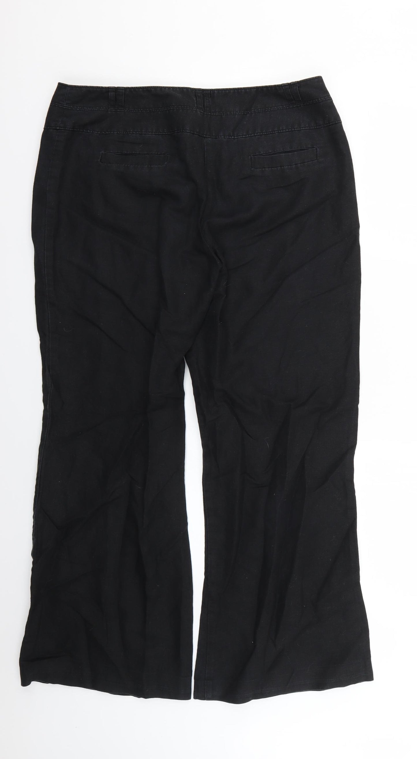 hoxton chic Womens Black    Trousers Size 14 L27 in