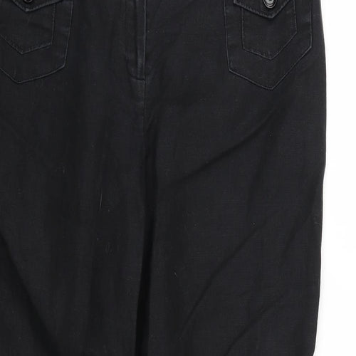 hoxton chic Womens Black    Trousers Size 14 L27 in