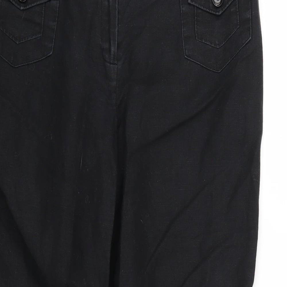 hoxton chic Womens Black    Trousers Size 14 L27 in