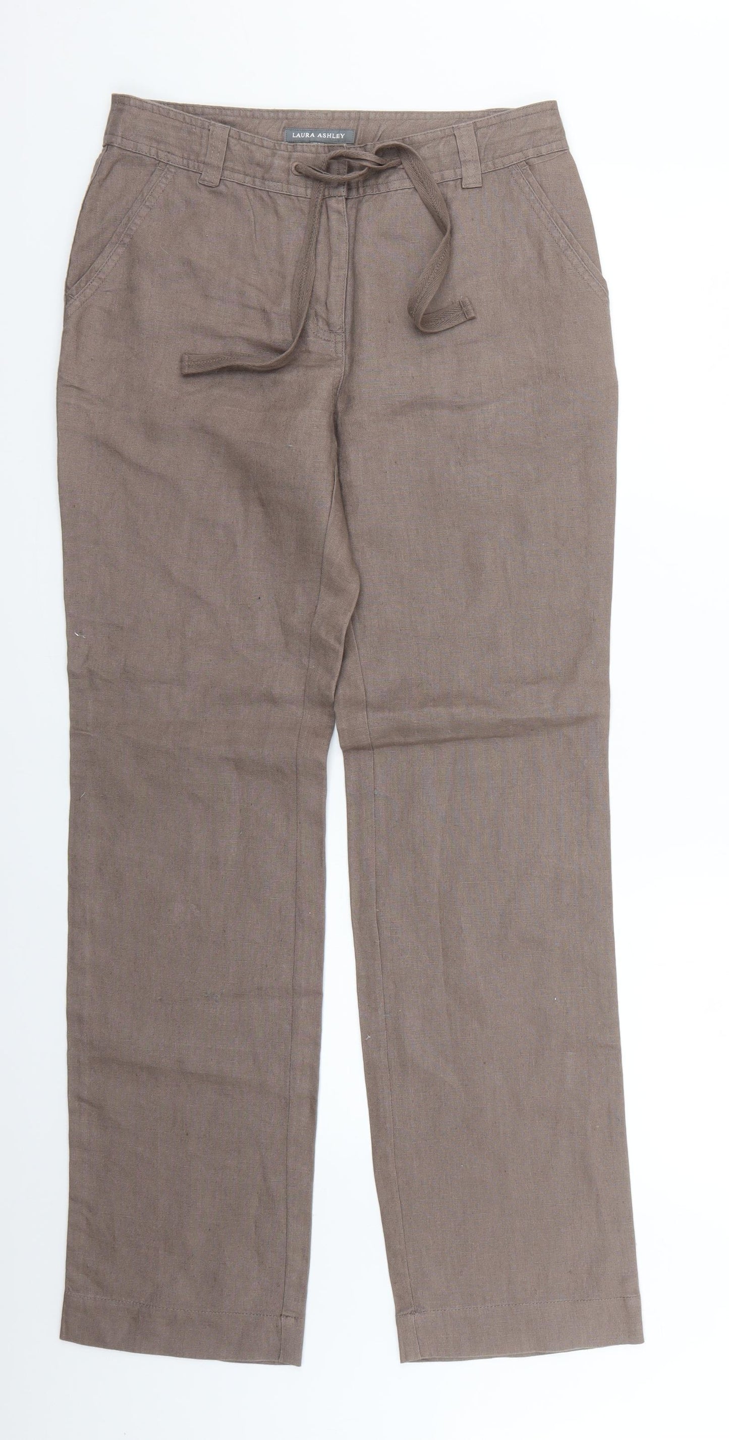 Laura Ashley Womens Brown   Trousers  Size 8 L27 in