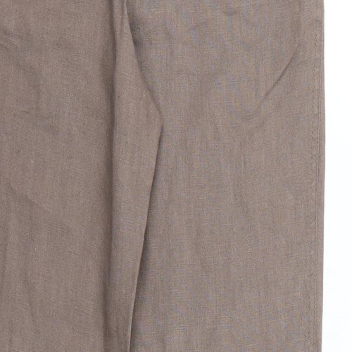 Laura Ashley Womens Brown   Trousers  Size 8 L27 in
