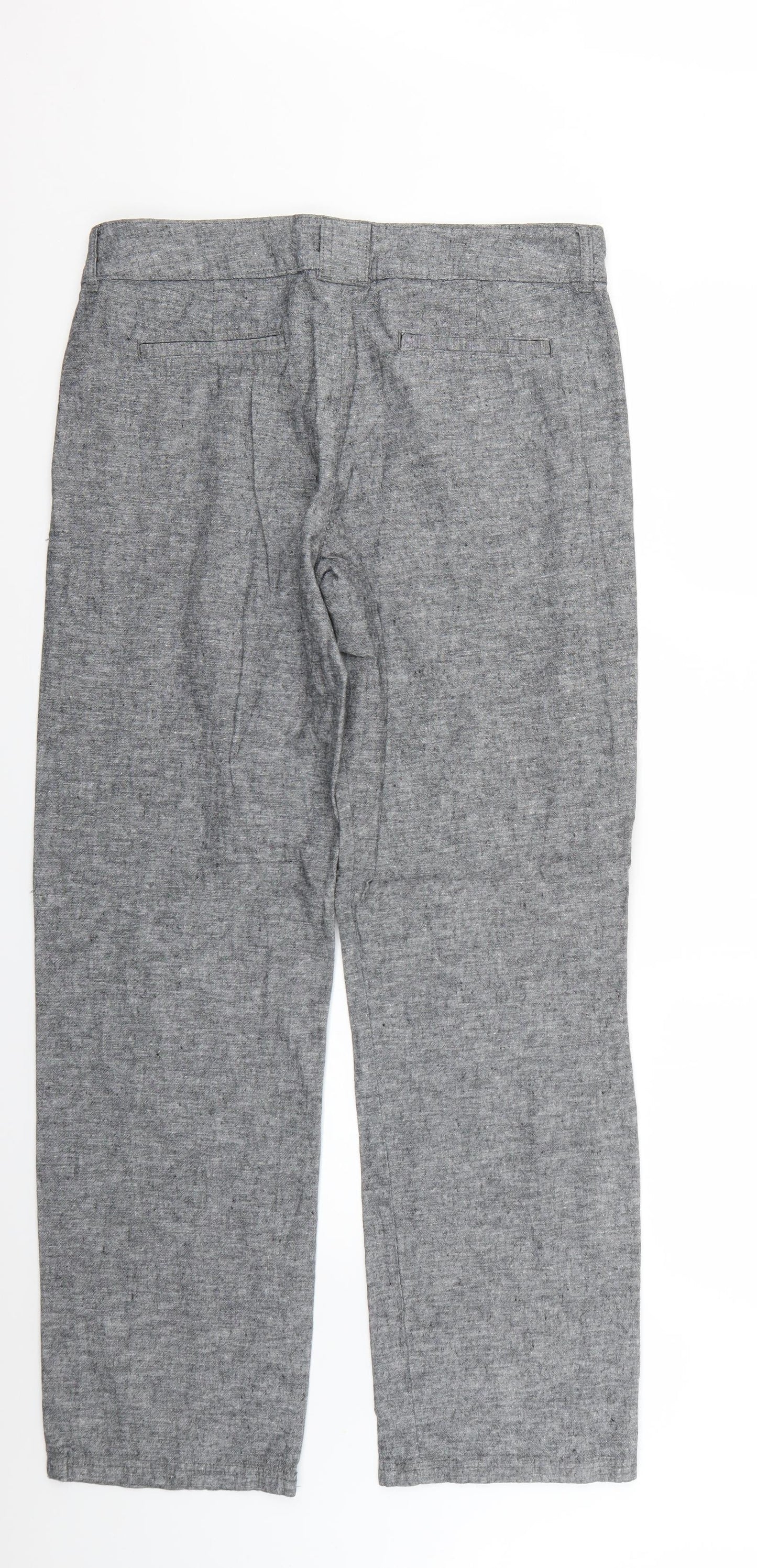 F&F Womens Grey   Trousers  Size 12 L27 in