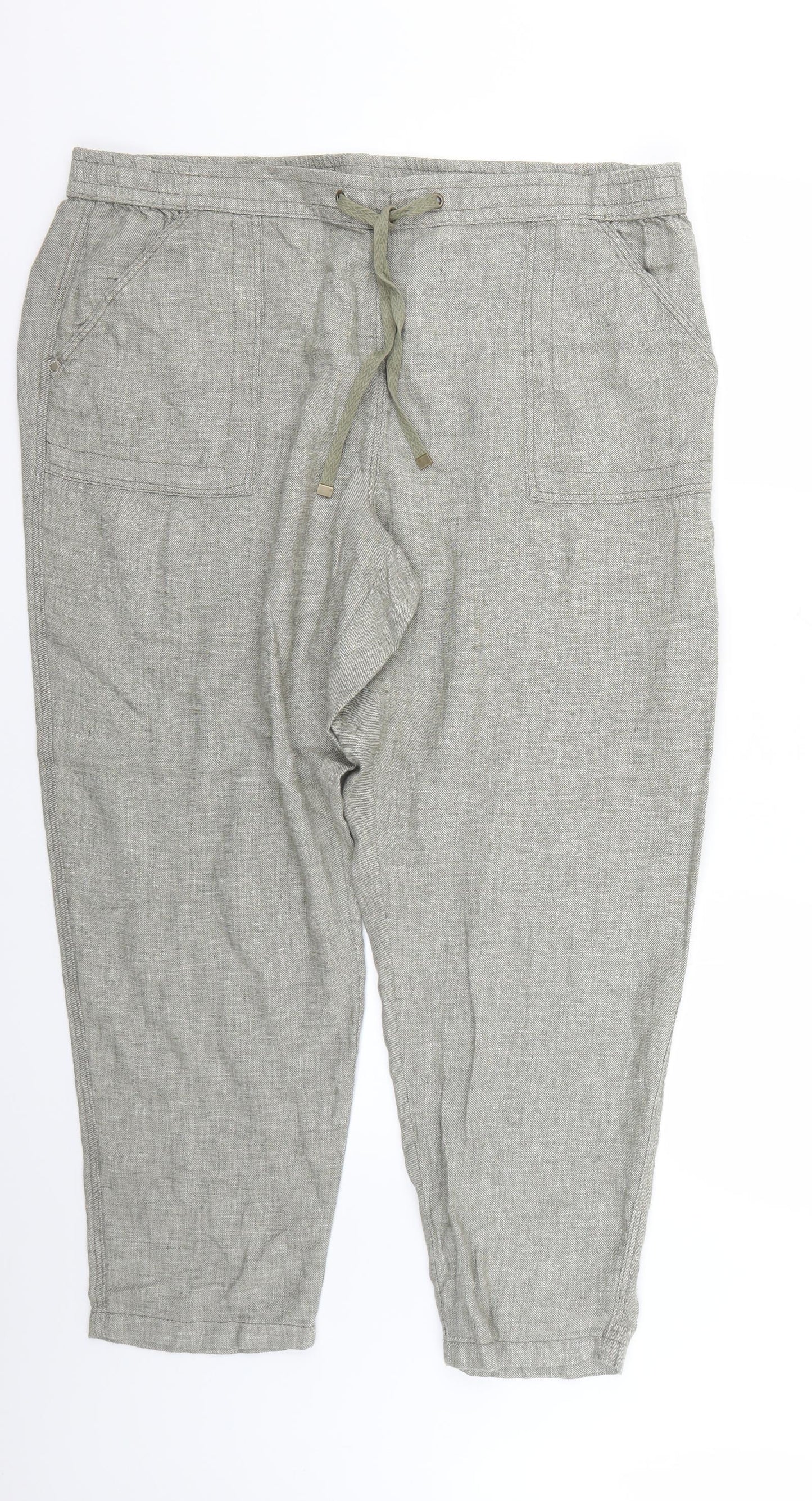Nutmeg Womens Beige   Trousers  Size 20 L26 in