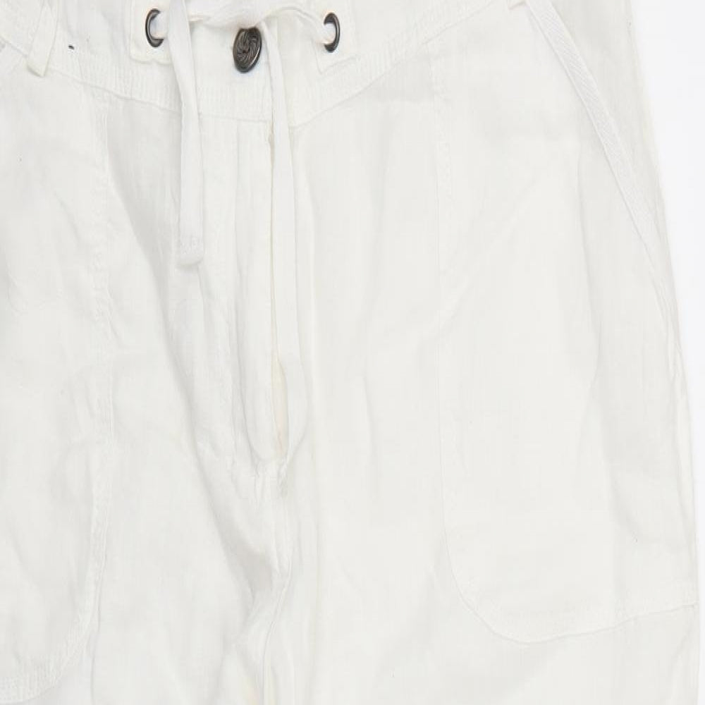 Atmosphere Womens White   Trousers  Size 14 L29 in