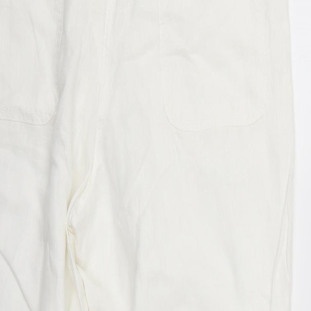 Atmosphere Womens White   Trousers  Size 14 L29 in