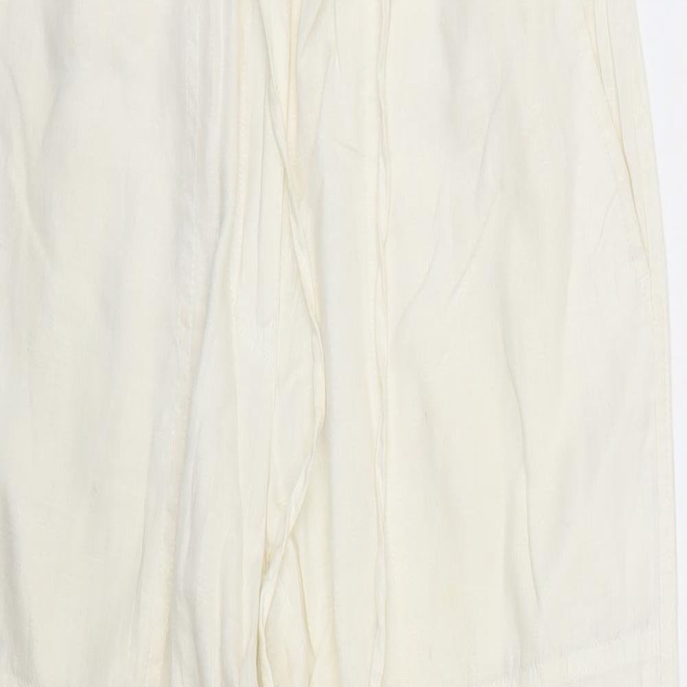 NEXT Womens White   Trousers  Size 10 L26 in