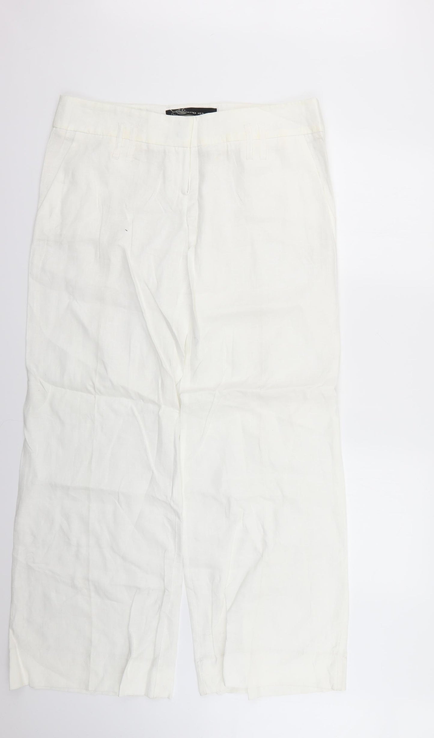 River Island Womens White   Trousers  Size 20 L30 in