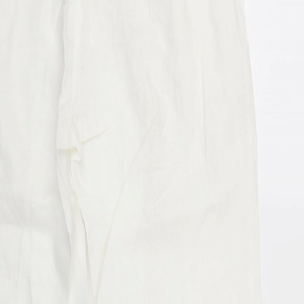 River Island Womens White   Trousers  Size 20 L30 in