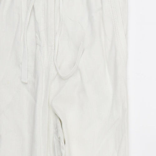 TU Womens White   Trousers  Size 10 L29 in