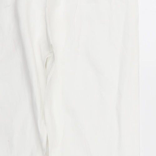Jigsaw Womens White   Trousers  Size 14 L30 in