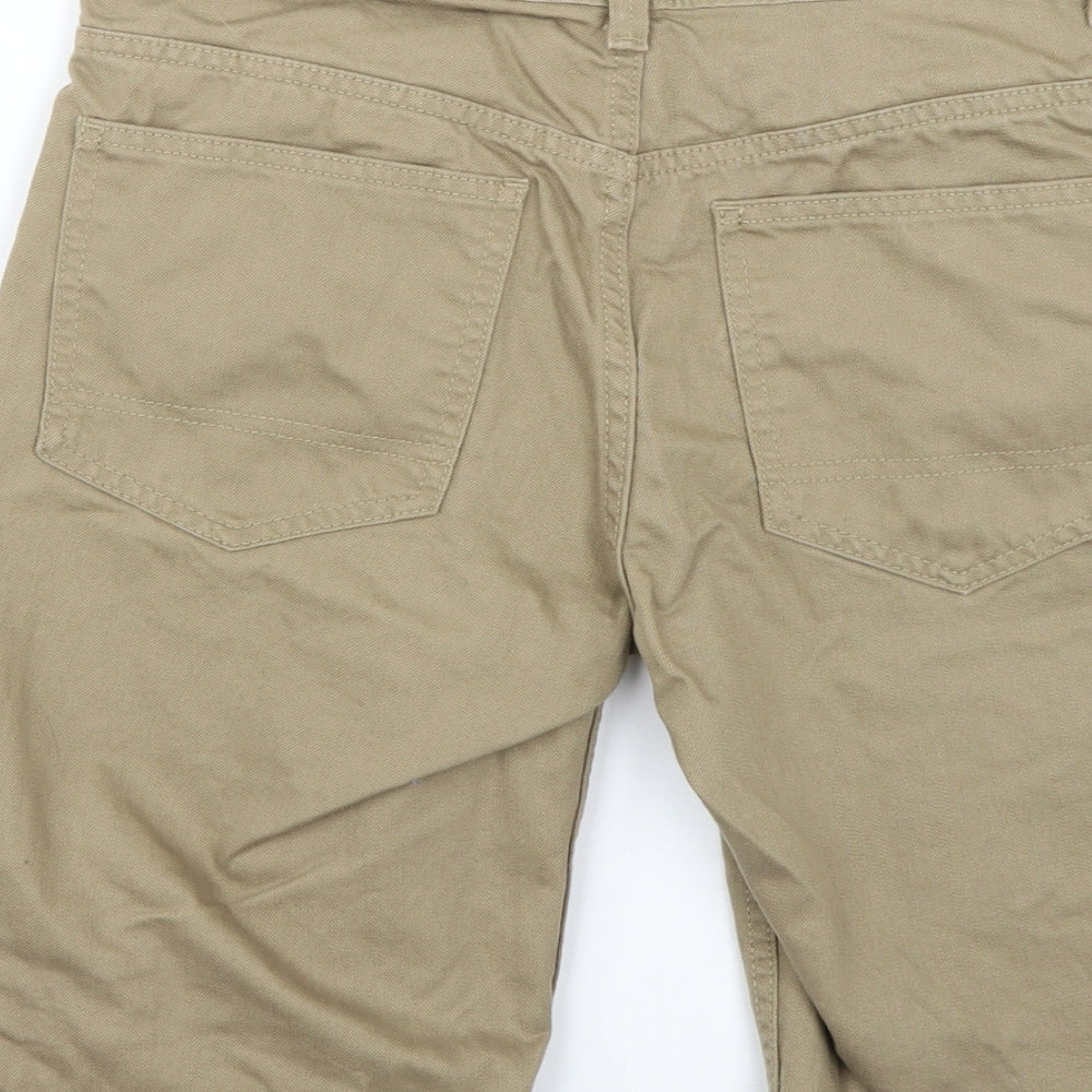 Denim & Co. Mens Brown   Chino Shorts Size 30