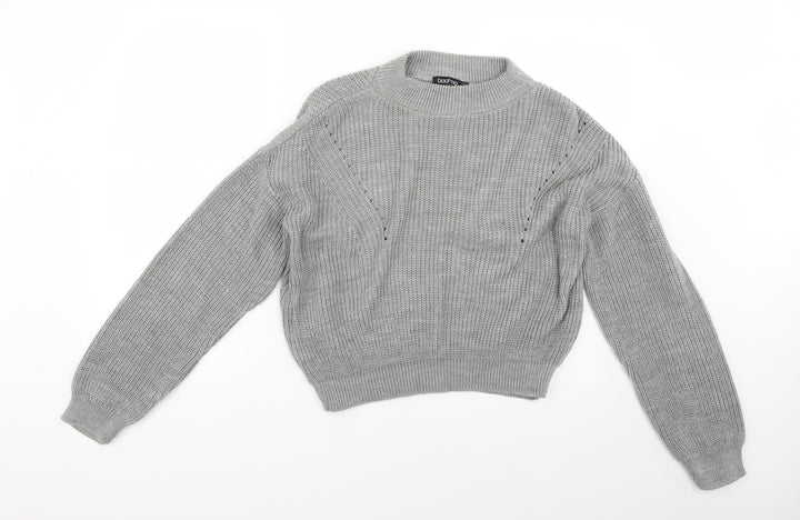 Boohoo Womens Grey    Jumper Size L