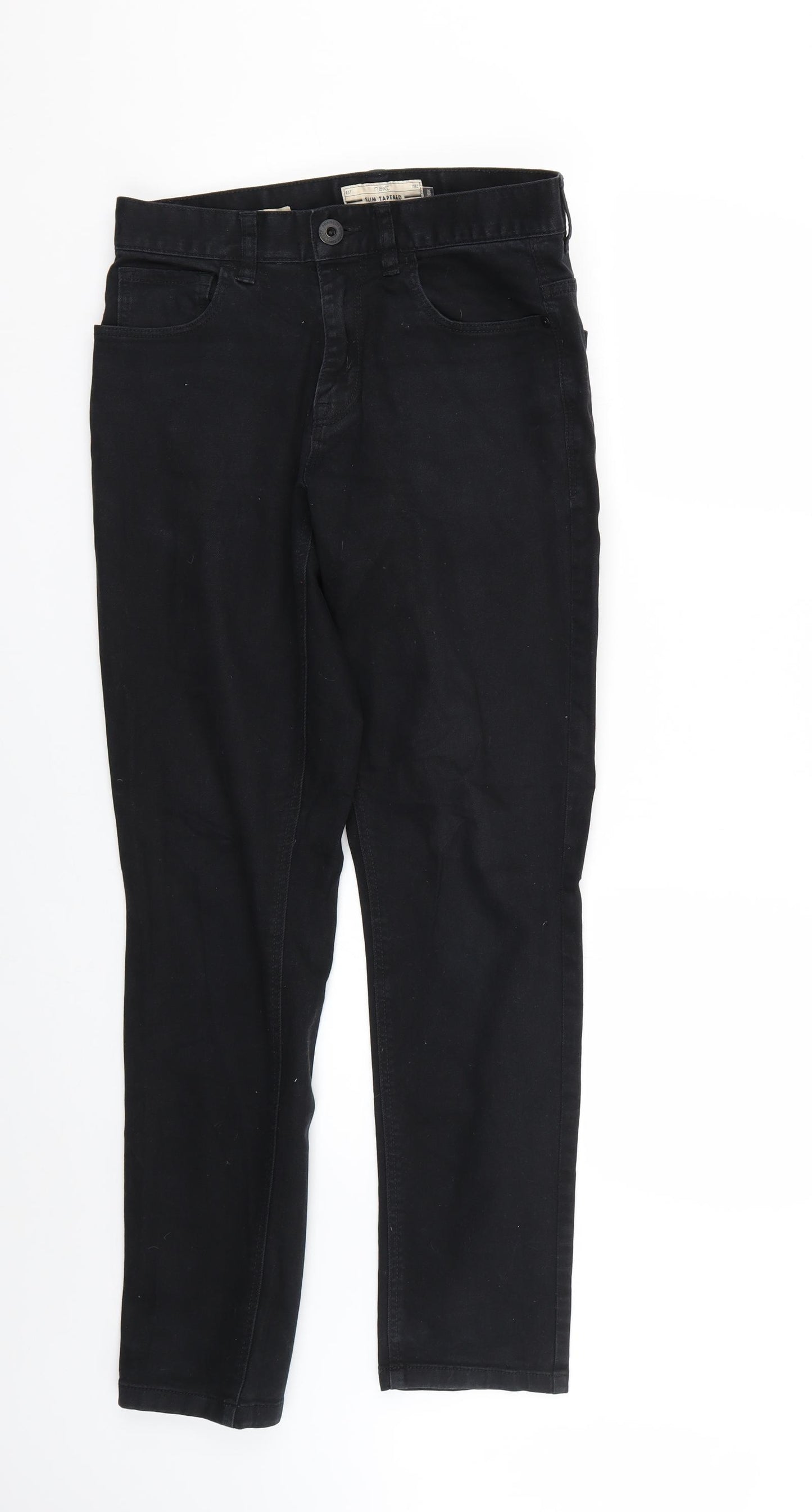 NEXT Mens Black   Skinny Jeans Size 28 L28 in