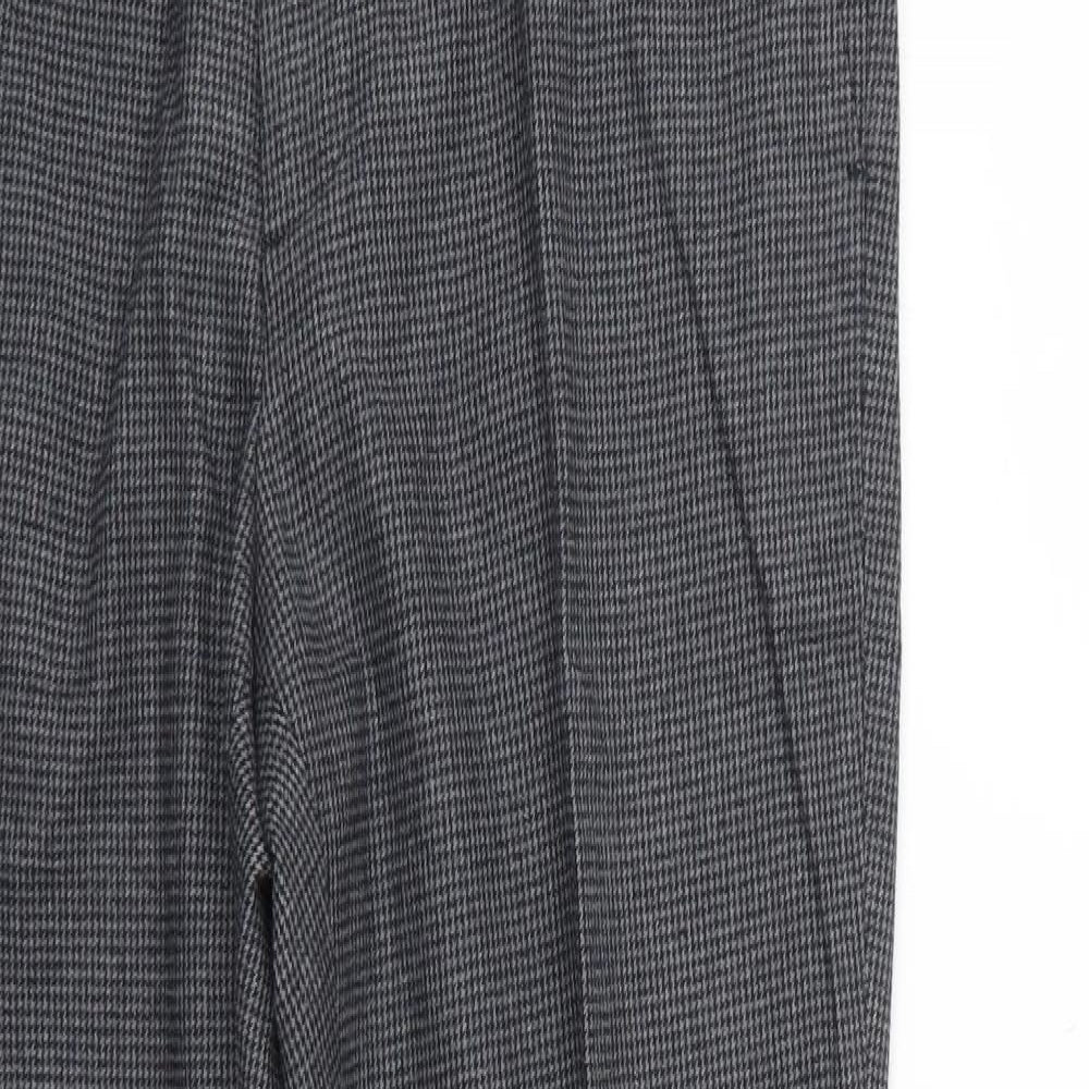 Charles Tyrwhitt Mens Grey Check  Trousers  Size 32 L27 in