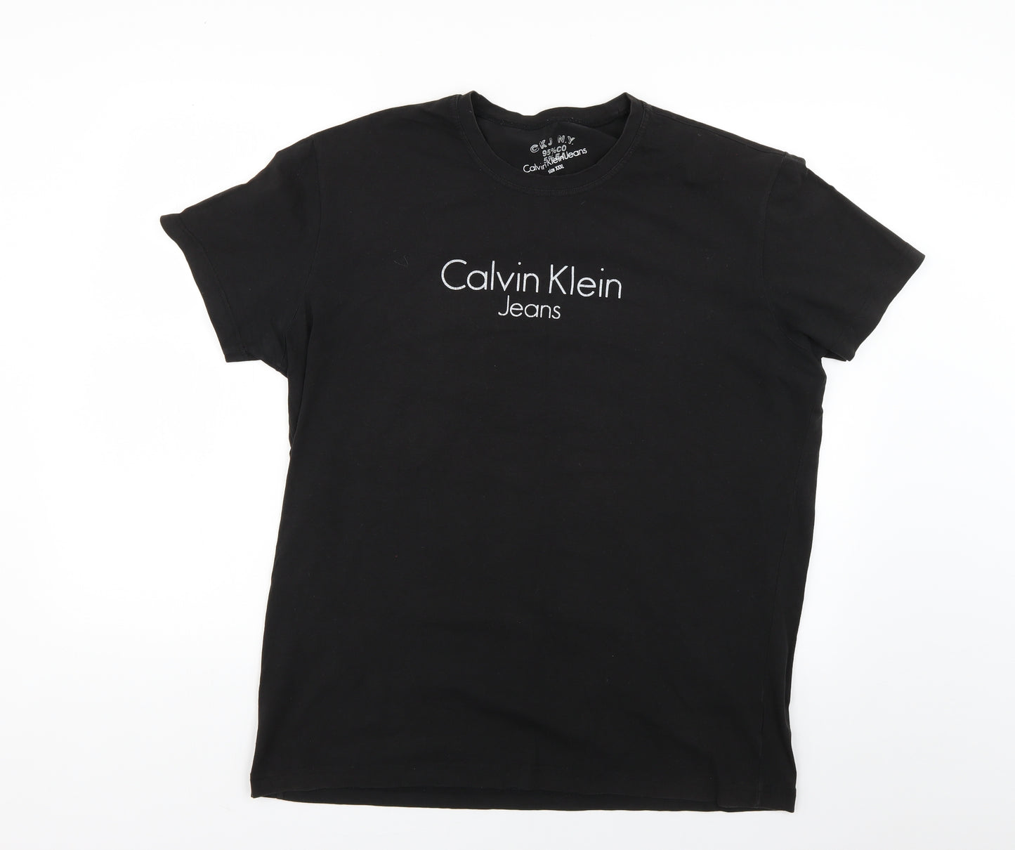 Calvin Klein Mens Black    T-Shirt Size 3XL