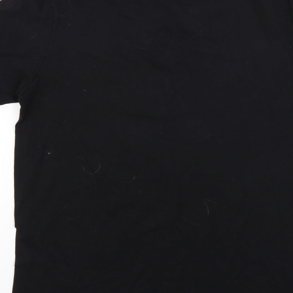 HUGO BOSS Mens Black    T-Shirt Size L