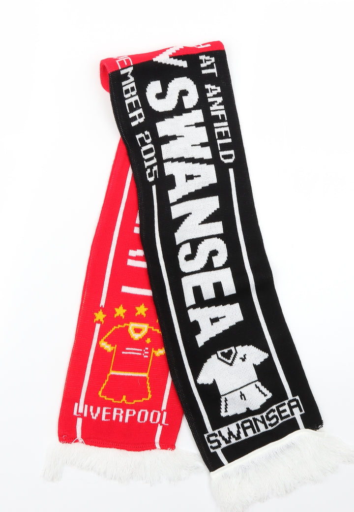 liverpool Mens Multicoloured Geometric  Scarf  One Size