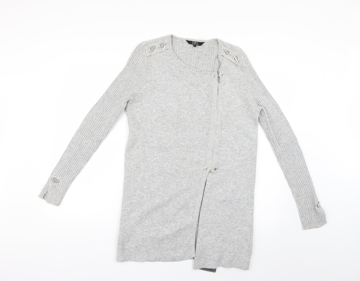 Julian Macdonald Womens Grey   Pullover Jumper Size 12
