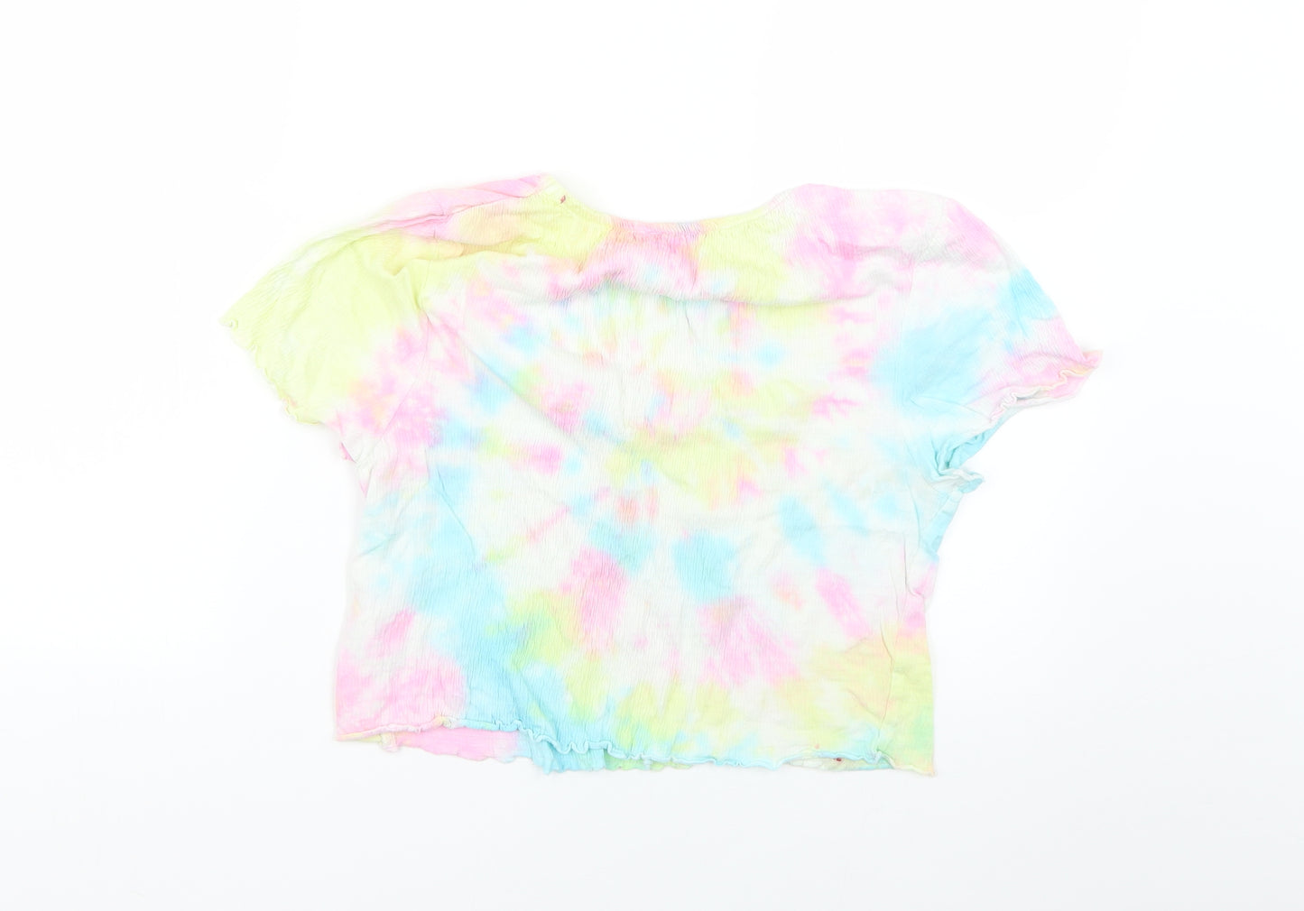 Primark Womens Multicoloured Geometric  Tunic T-Shirt Size 6