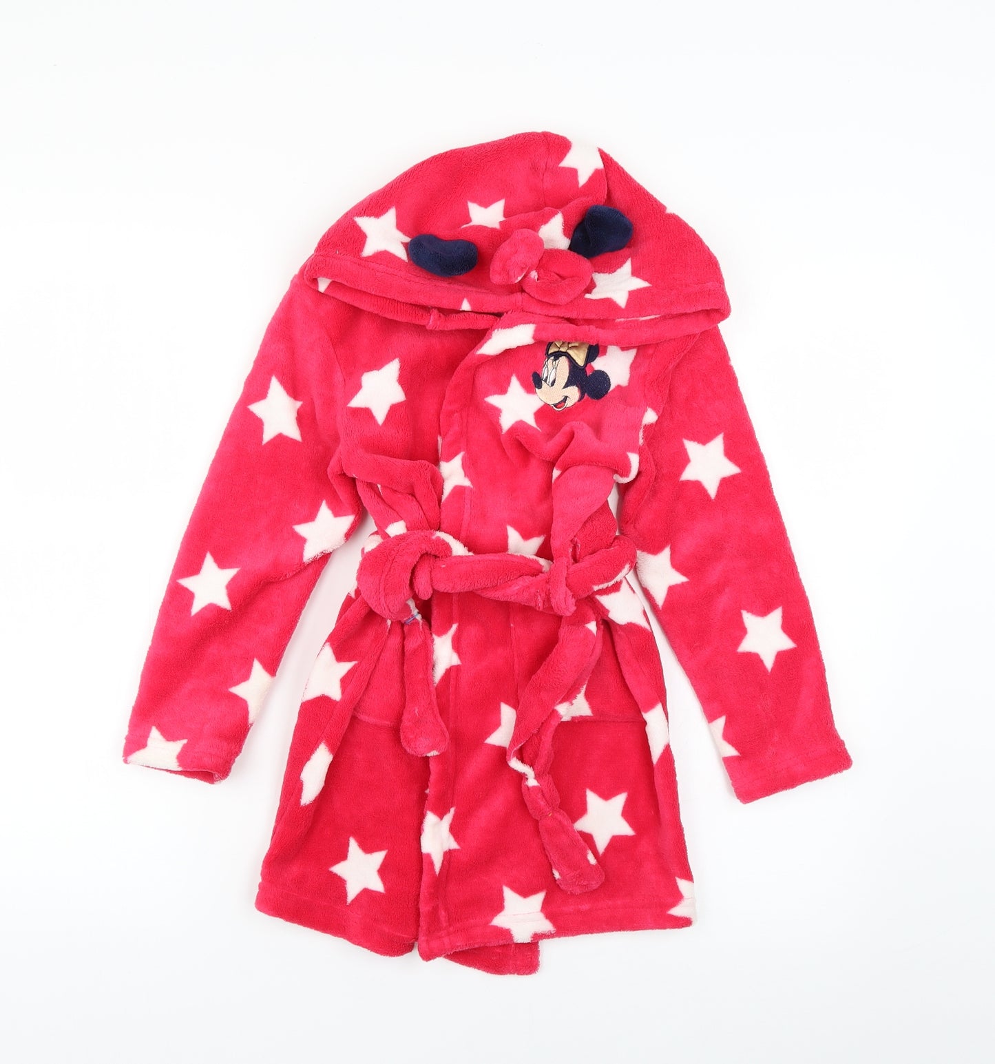 Disney Girls Pink Geometric  Top Robe Size 7-8 Years