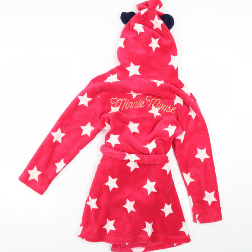 Disney Girls Pink Geometric  Top Robe Size 7-8 Years