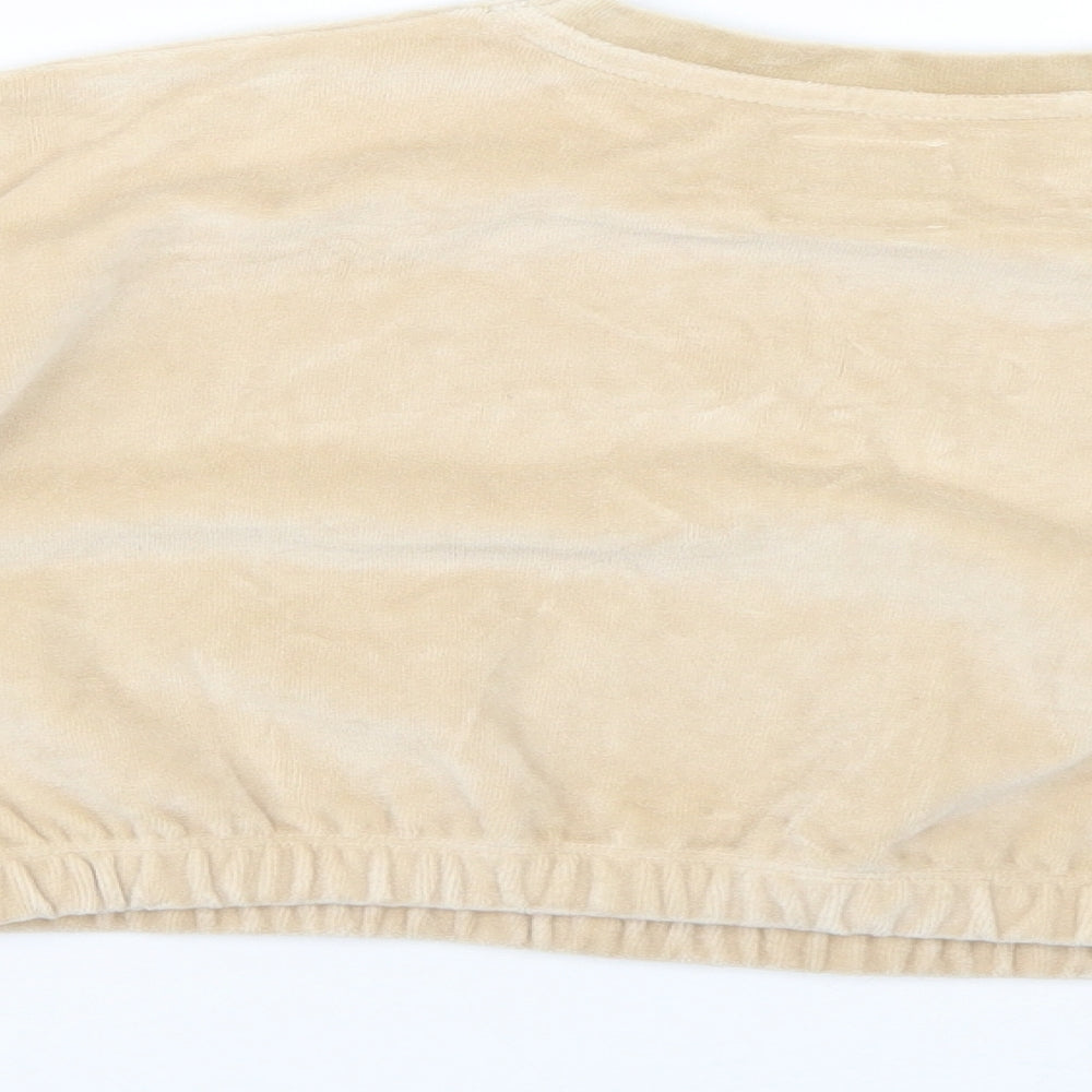 George Girls Beige   Pullover Jumper Size 4-5 Years