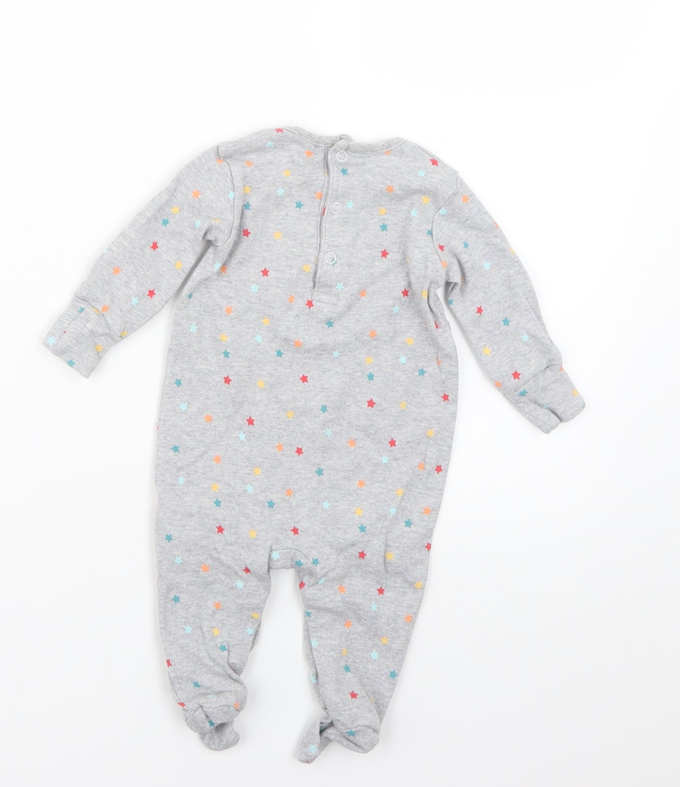 Matalan Baby Grey Geometric  Babygrow One-Piece Size 0-3 Months