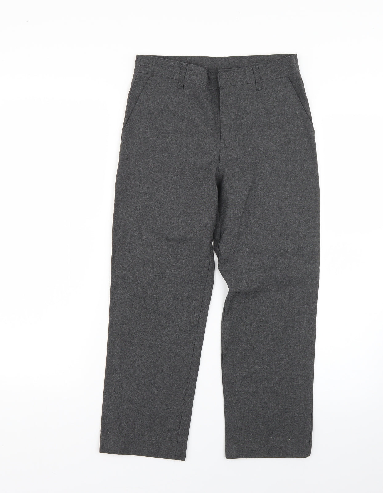 Marks and Spencer Boys Grey   Cropped Trousers Size 9-10 Years