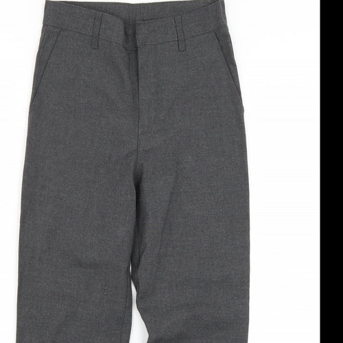 Marks and Spencer Boys Grey   Cropped Trousers Size 9-10 Years