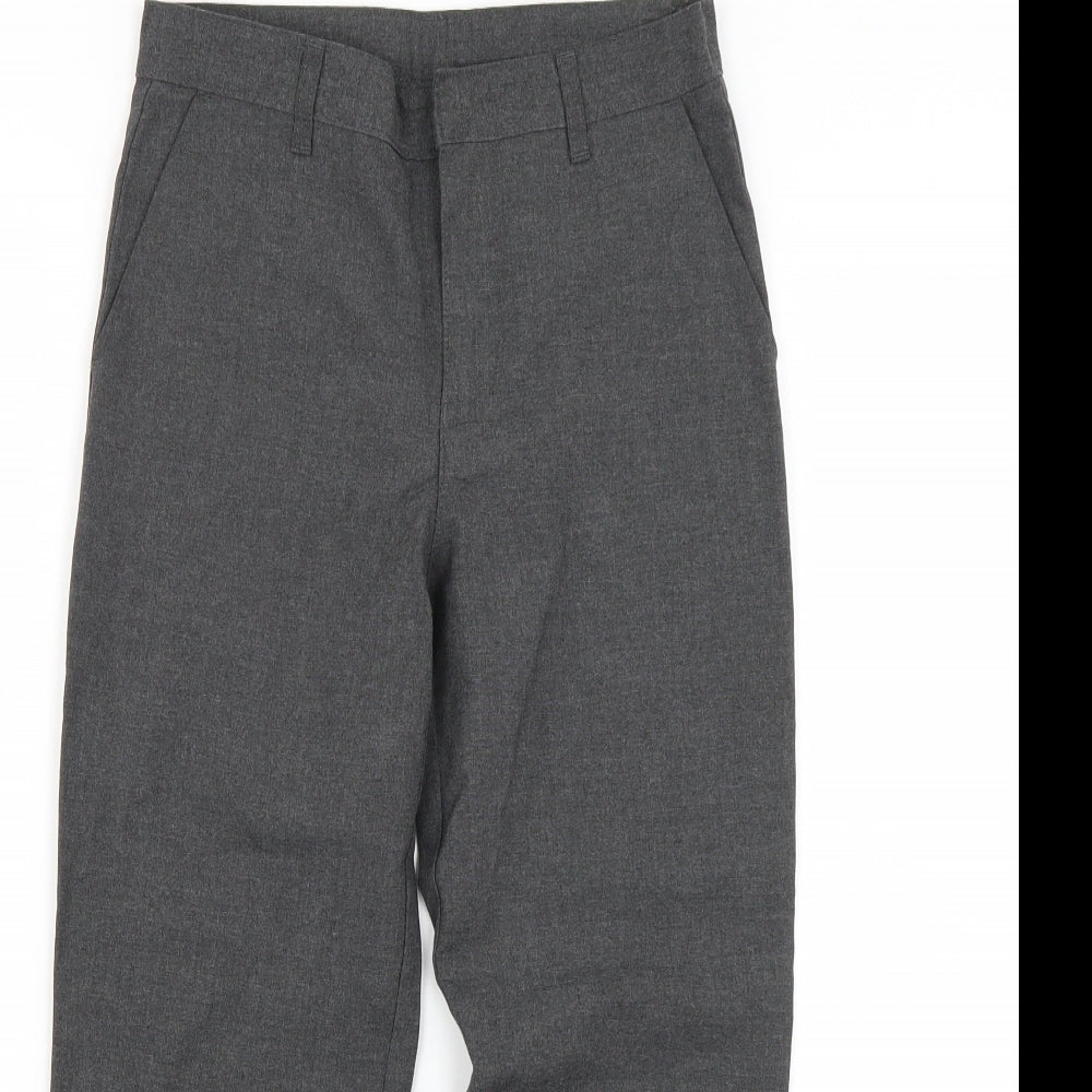 Marks and Spencer Boys Grey   Cropped Trousers Size 9-10 Years