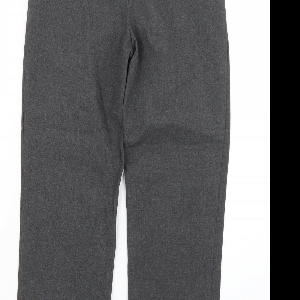 Marks and Spencer Boys Grey   Cropped Trousers Size 9-10 Years