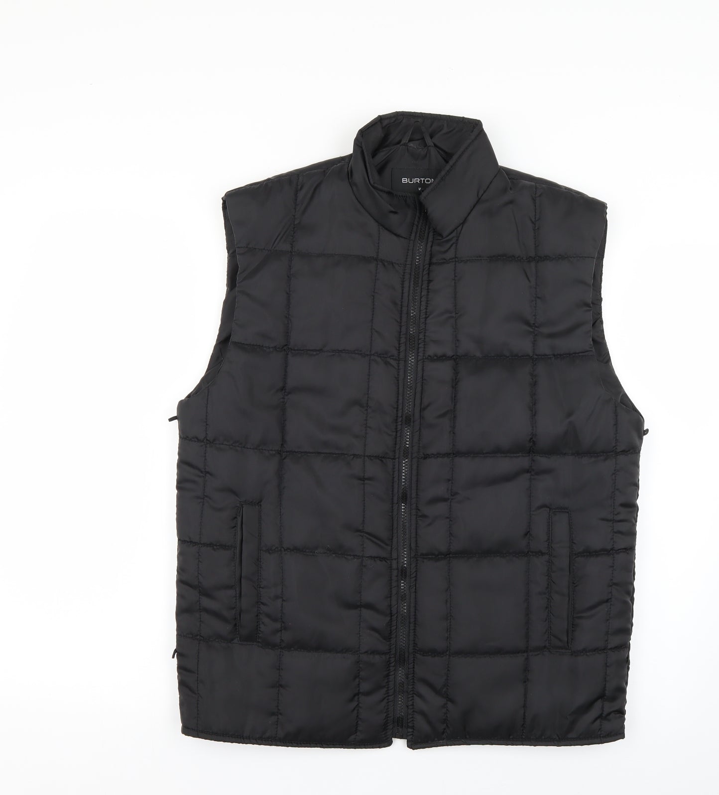 Burton Mens Black   Gilet Coat Size M