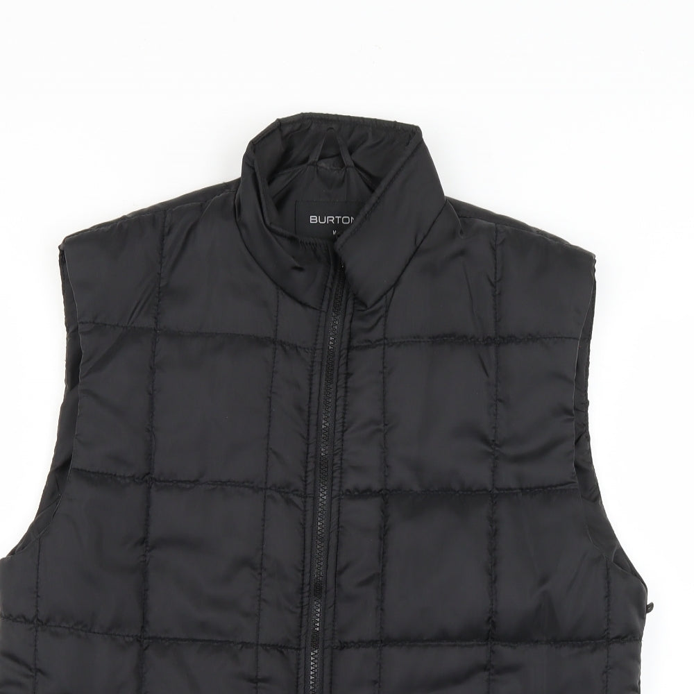Burton Mens Black   Gilet Coat Size M