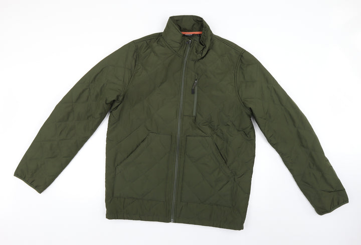 crivet Mens Green Overcoat Coat Size 42