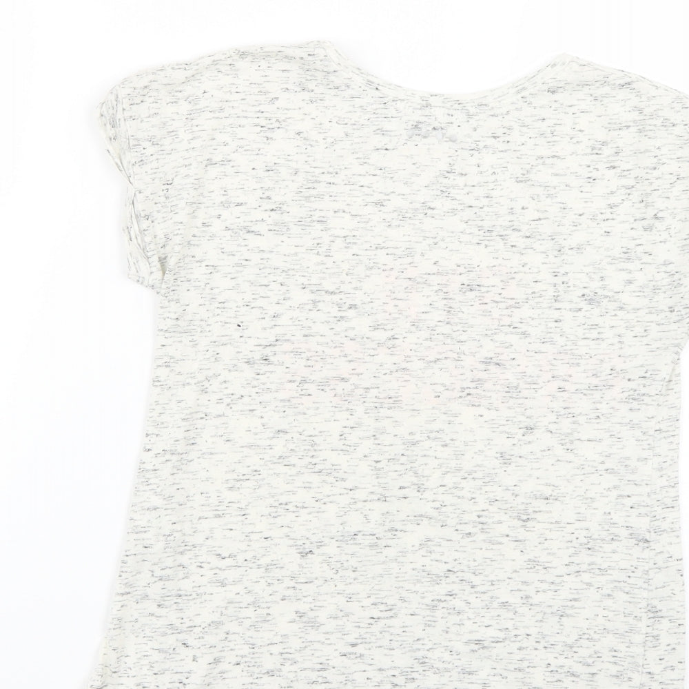 Matalan Girls Grey   Basic T-Shirt Size 10-11 Years