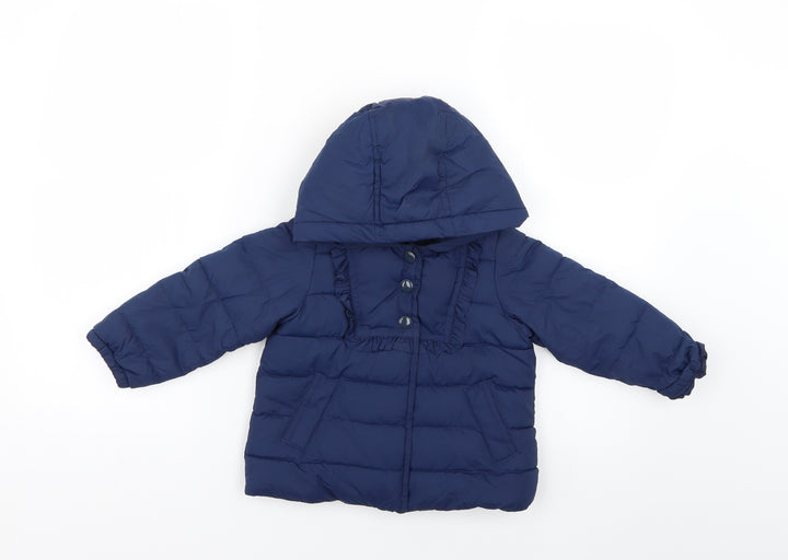 Gap Boys Blue   Basic Coat Coat Size 2 Years