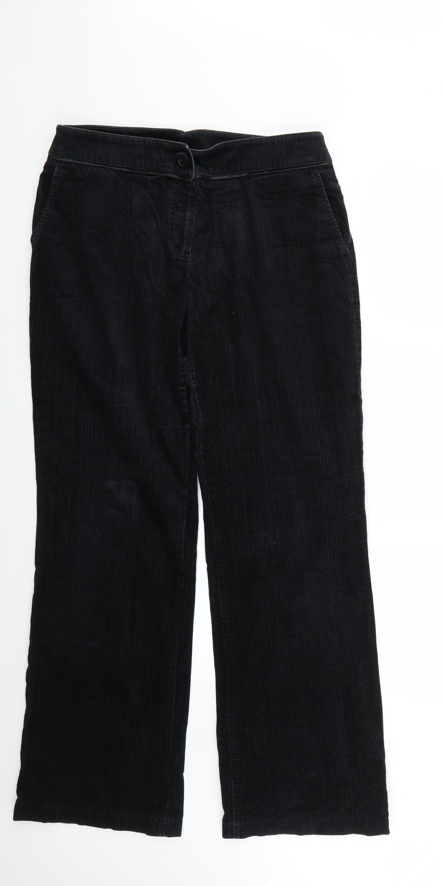 Marks and Spencer Womens Black   Straight Jeans Size 16 L30 in