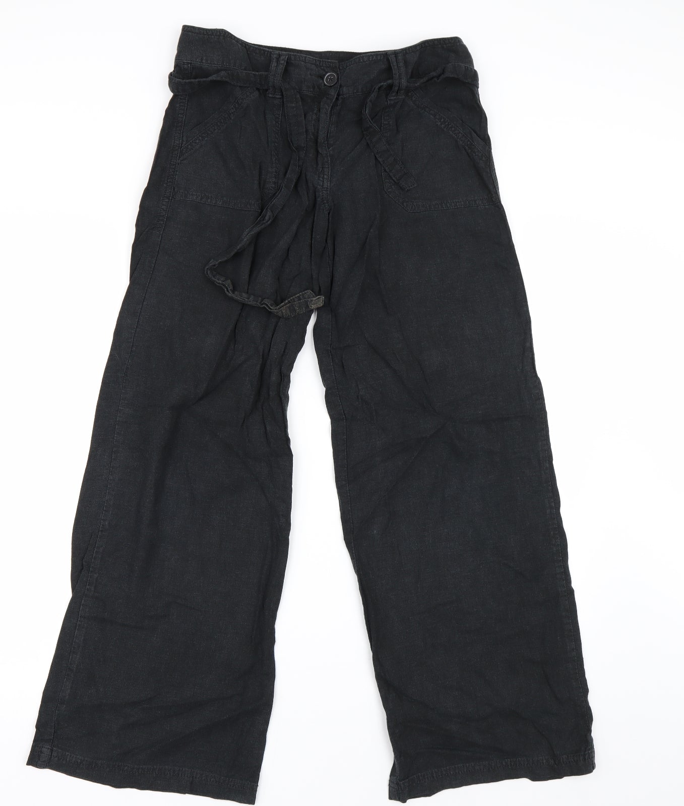 NEXT Womens Black   Trousers  Size 10 L29 in