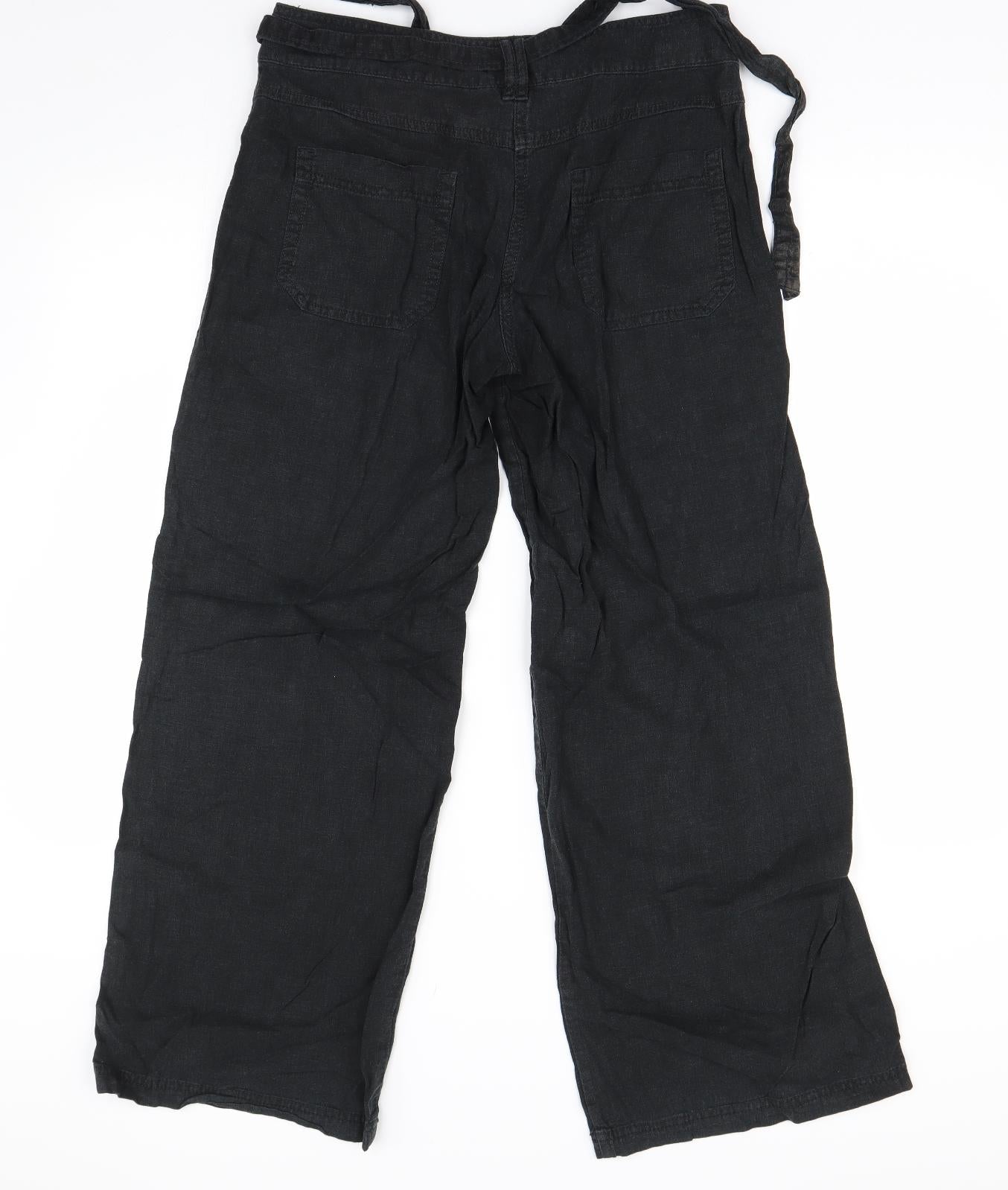 NEXT Womens Black   Trousers  Size 10 L29 in