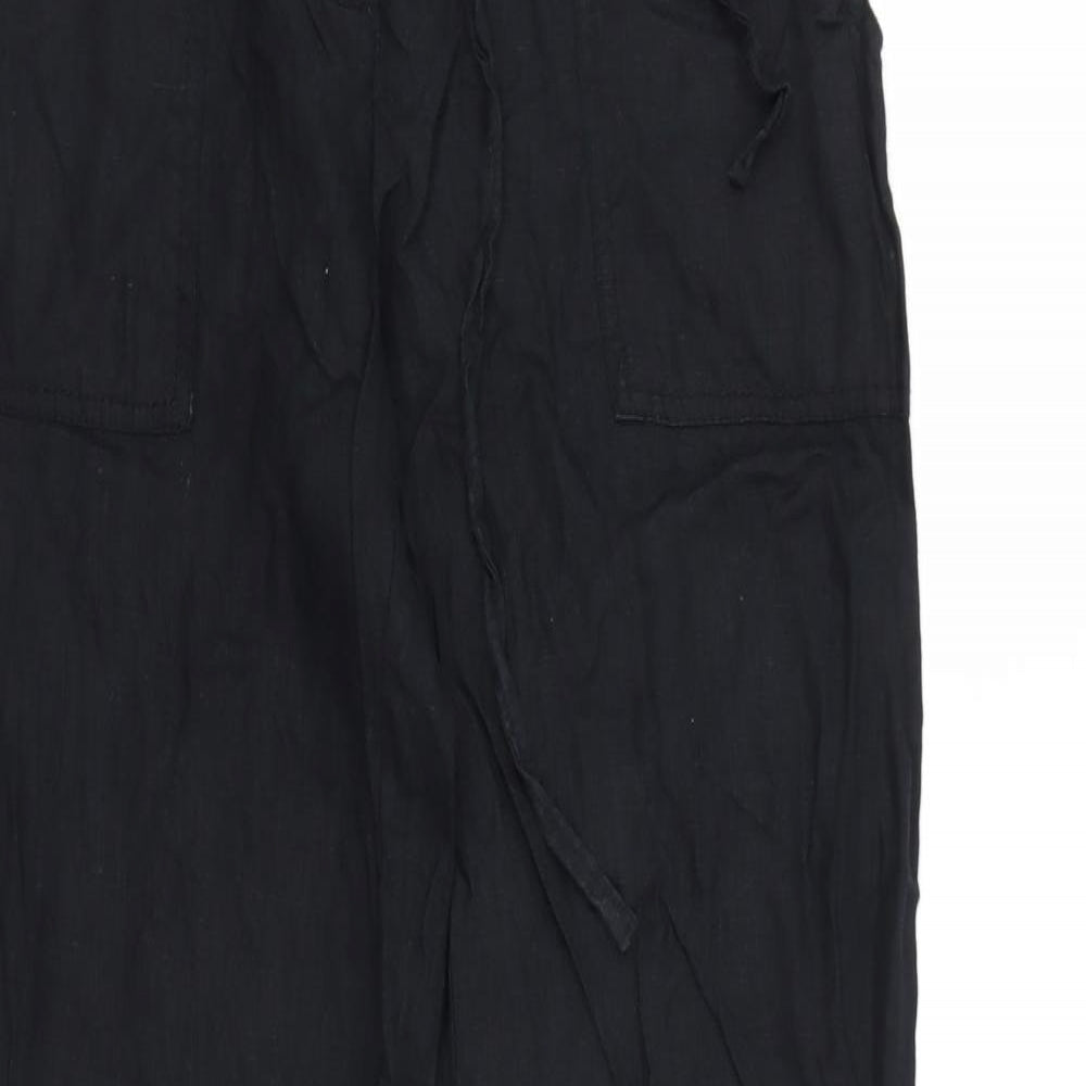 Primark Womens Black   Trousers  Size 8 L30 in