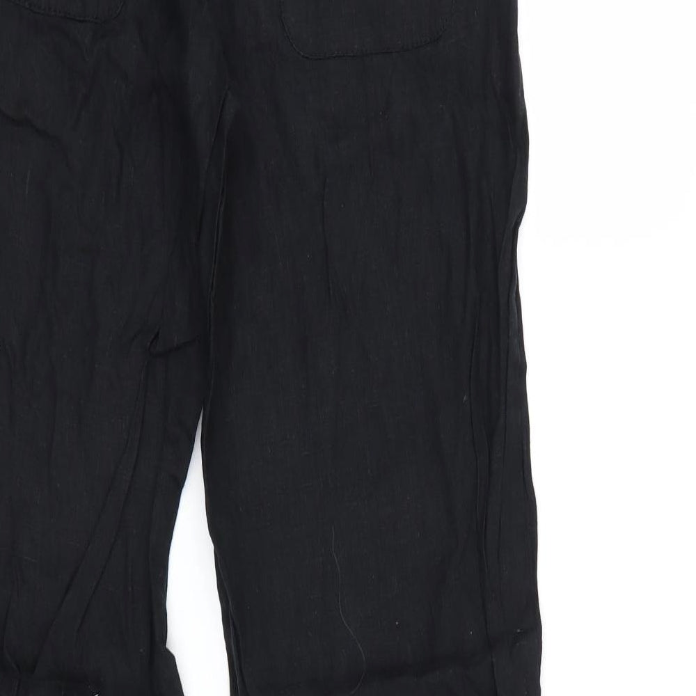 Primark Womens Black   Trousers  Size 8 L30 in