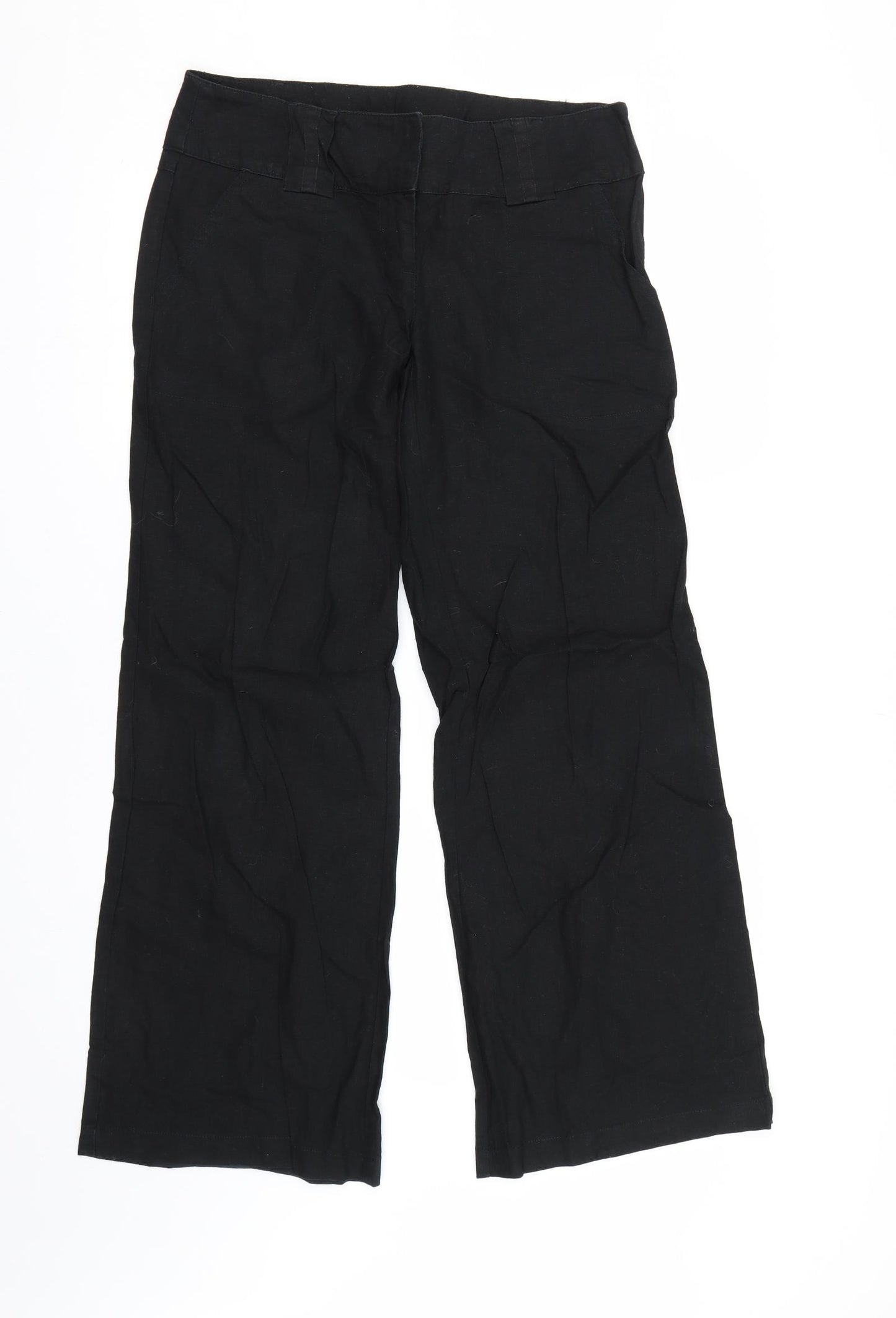 NEXT Womens Black   Trousers  Size 12 L29 in