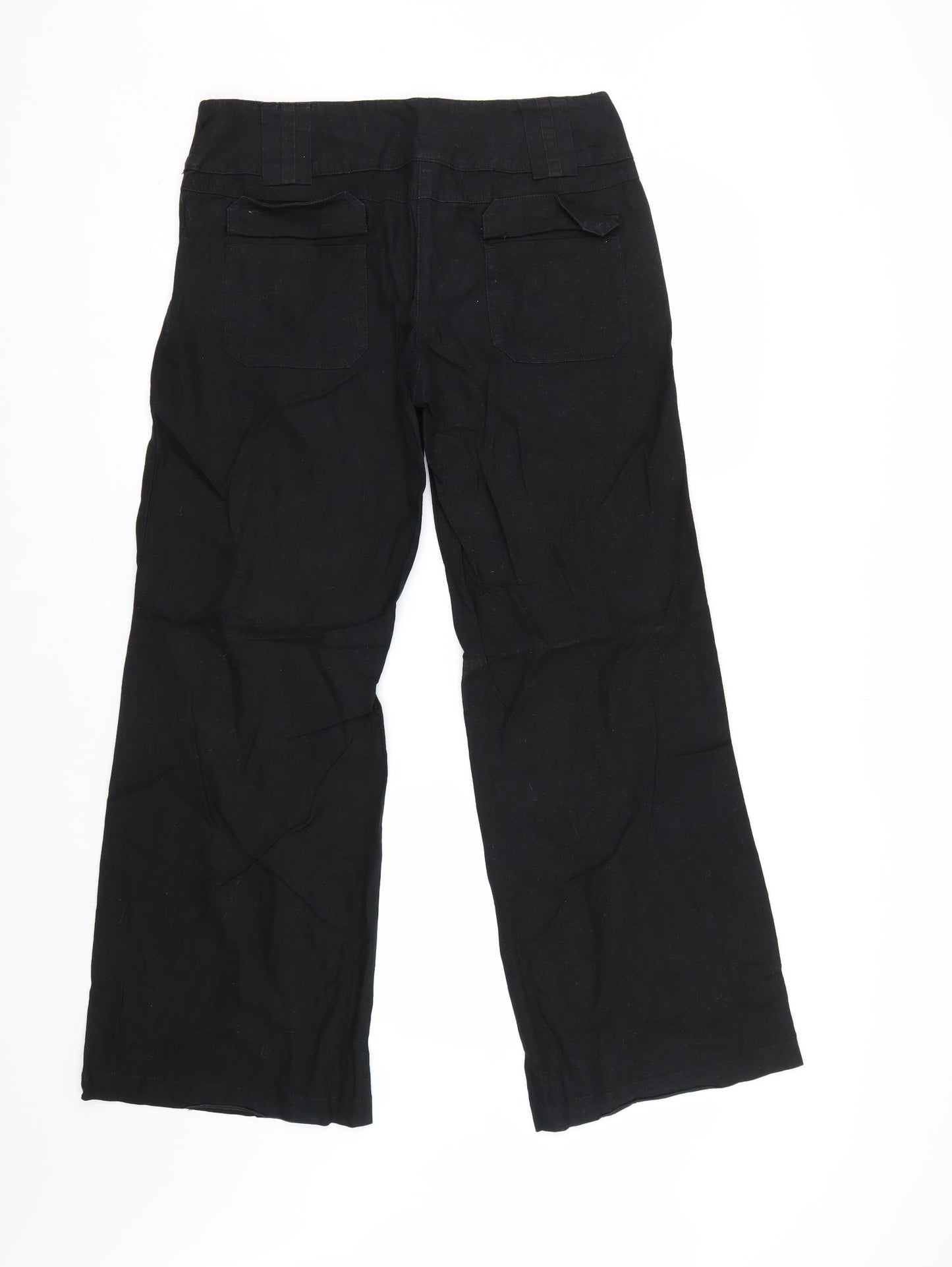 NEXT Womens Black   Trousers  Size 12 L29 in