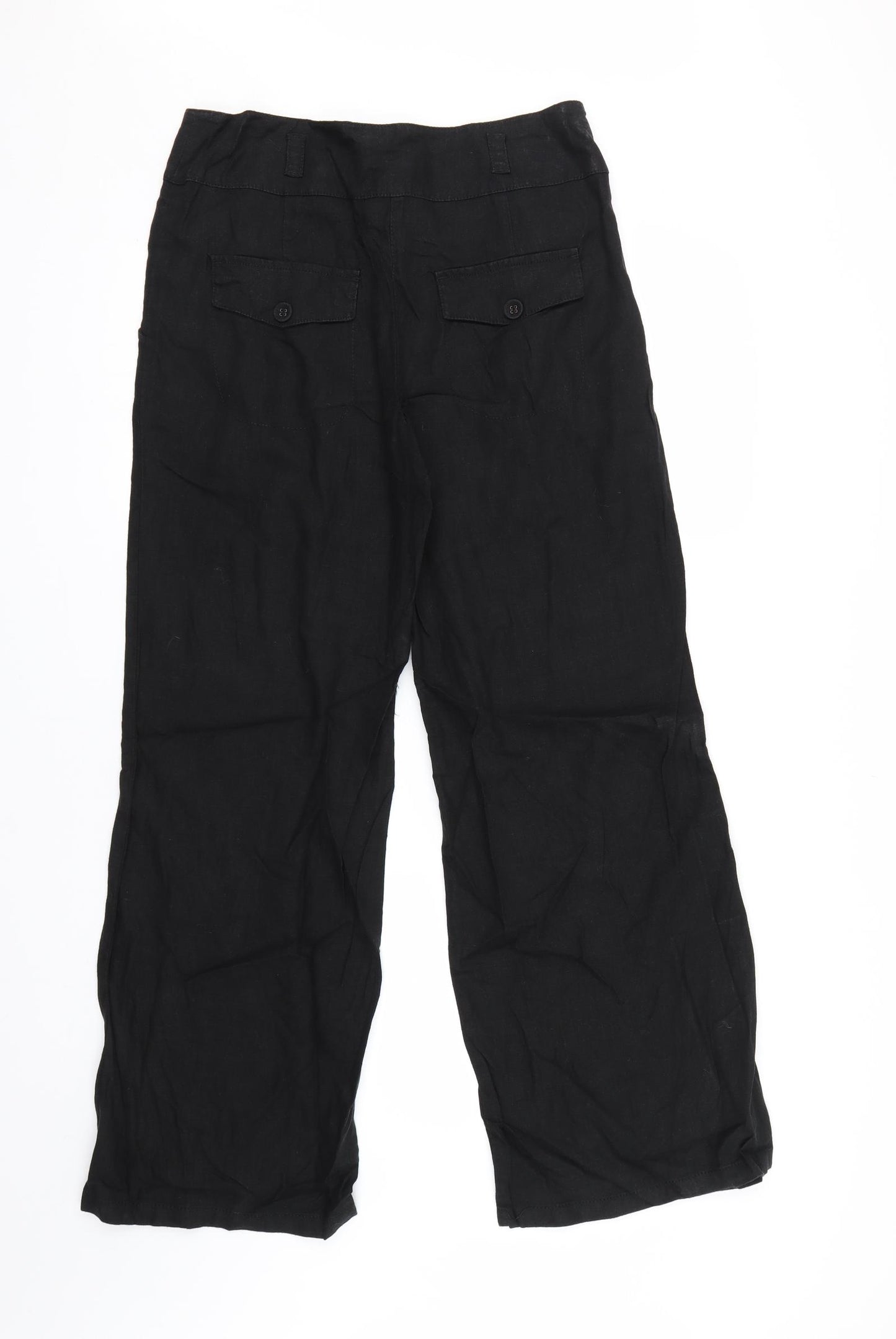 NEXT Womens Black   Trousers  Size 10 L30 in