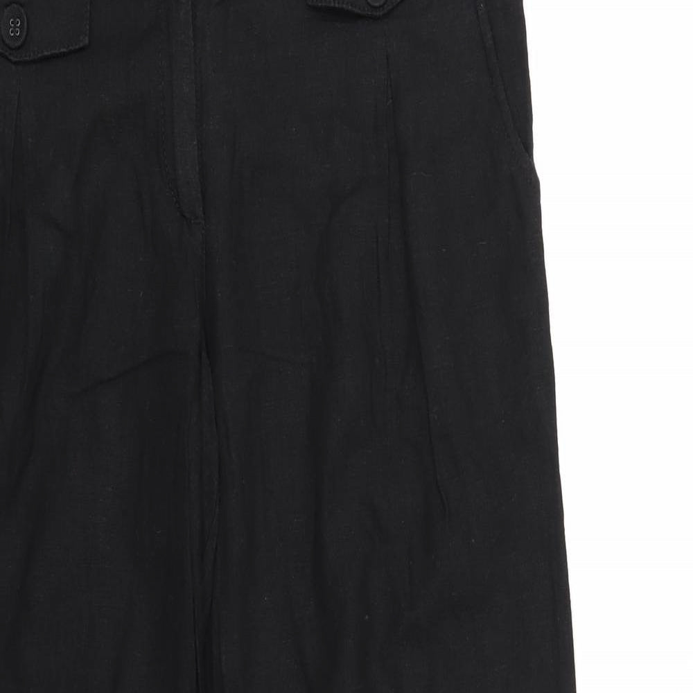 NEXT Womens Black   Trousers  Size 10 L30 in
